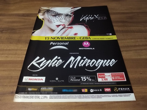 (pd722) Publicidad Kylie Minogue Geba * 2008