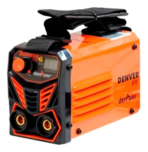 Maquina Inversora De Solda Denver Mini 120a Bivolt Cor Laranja Frequência 60 110V