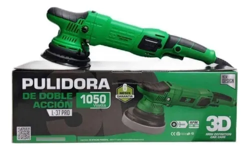 3d Pulidora Doble Accion L-37 Pro Orbita 15mm Rmr Car