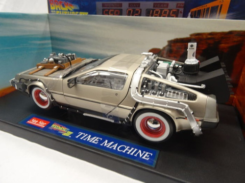 Imagen 4 de 7 de Delorean Volver Al Futuro 3 Escala 1/18 Nuevo Sun Star