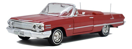 Chevrolet Impala 1963 Rojo Welly Nex Escala 1/24 Chevy