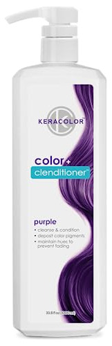 Tinte Para Cabello Keracolor Clenditioner, Morado, Semiperma