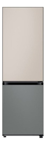 Heladera Inv. Samsung Bespoke Beige-gray C/freezer 328l 