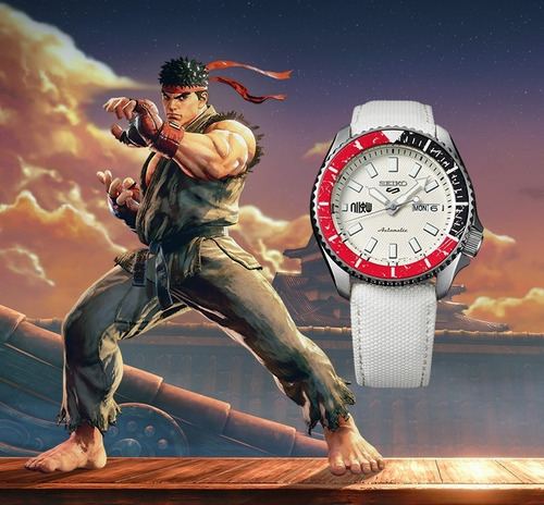 Reloj Seiko 5 Street Fighter Limited Edition Srpf19k1 Ryu