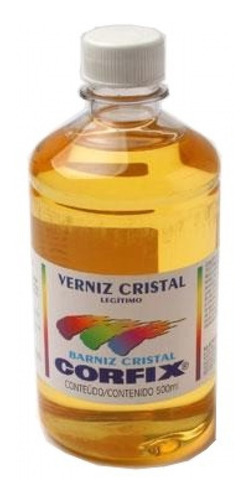 Barniz Cristal Legitimo Para Oleo Corfix 500ml