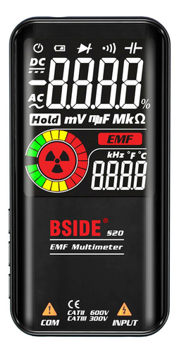 Multímetro Electromagnético Inteligente Emf Bside S20