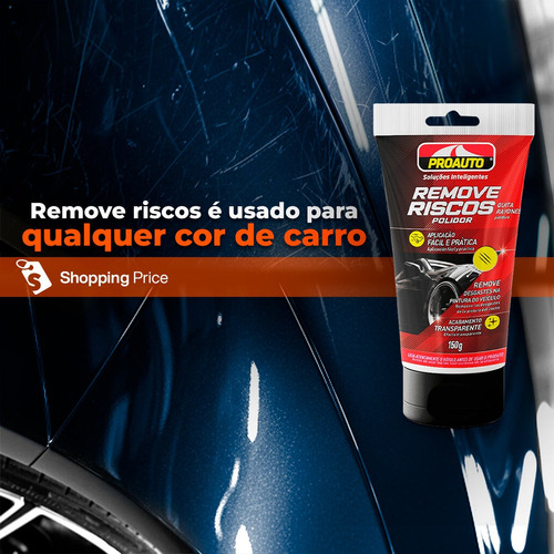 Kit 3 Tira Riscos Acabamento Transparente Proauto Fácil 150g
