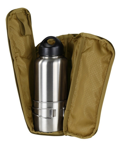 Pouch Condor Field Porta Botella Laser Tactico Molle Premium Color Verde Oliva