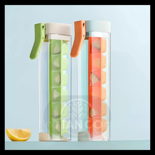 Cubetera Hielo Cuadrado Molde Apto Heladera Freezer Gatillo