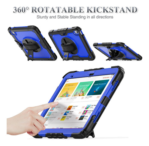 Funda Para Tablet Seymac Para iPad (a16) 11th/10th Gen Azul