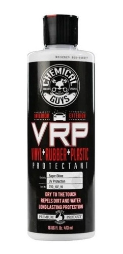 Chemical Guys Vrp Restaurador Vistas Negro Plasticos Carro