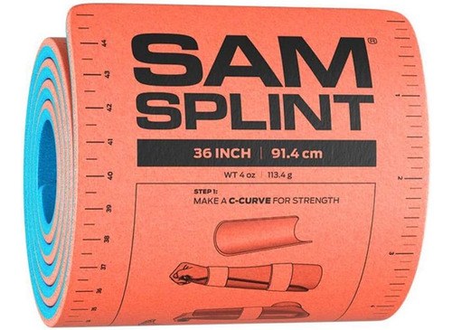 Sam Tablilla Enrollada, 36pulgada Color Naranja/azul