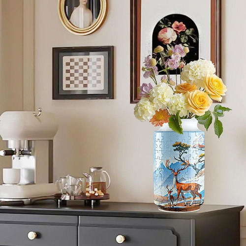 3d Puzzle Vase Diy Craft Creative Con Copa De Agua Estilo B