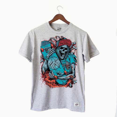 Imagen 1 de 7 de Remera No Name Skateboards Skate And Destroy Algodón 100%