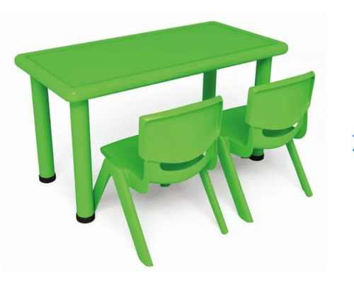 Mesa Plástica Infantil Rectangular