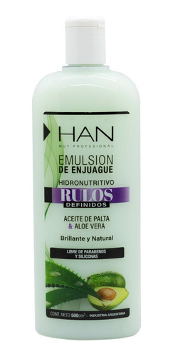 Han Rulos Definidos Acondicionador Nutritivo X 500ml Local