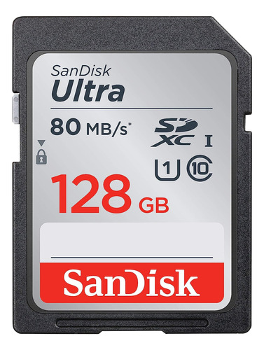 Tarjeta De Memoria Sandisk Ultra Sdxc Uhs-i De 128gb 