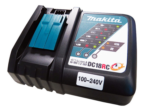 Carregador De Bateria 18v E 14.4v Makita Bivolt - Dc18rc