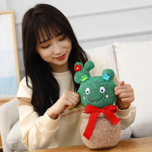 Peluche Cactus Dorama Coreano Start Up Susy Joo Hyuk 35cm Verde (Usado)