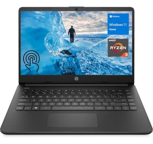 Laptop Hp Essential 14, Pantalla Táctil 14 Hd, Amd Ryzen U, 