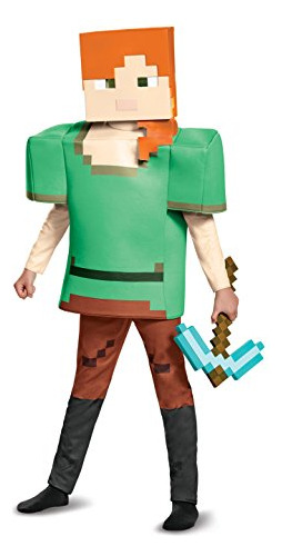 Alex Deluxe Minecraft Disfraz Multicolor Peque