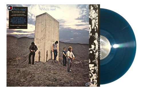 The Who Who's Next Remastered Sea Blue Clear Lp Vinyl Versión del álbum Edición limitada