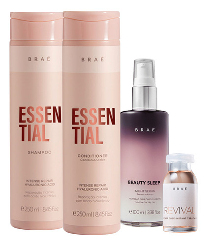 Kit Braé Essential Duo Beauty Sleep E Revival Ampola