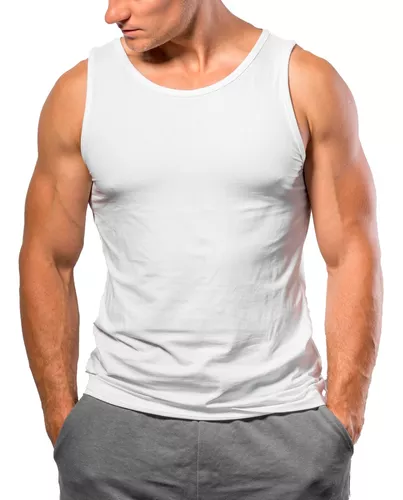 6 Pack Camiseta Hombre Algodón Afelpada