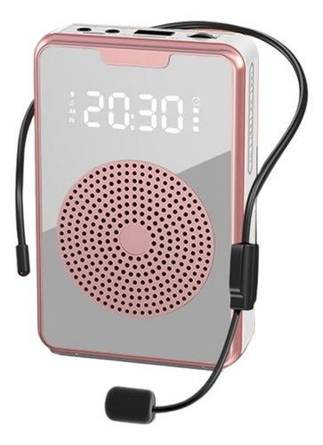 Amplificador De Voz Portátil Para Professores Com Fone De Ou