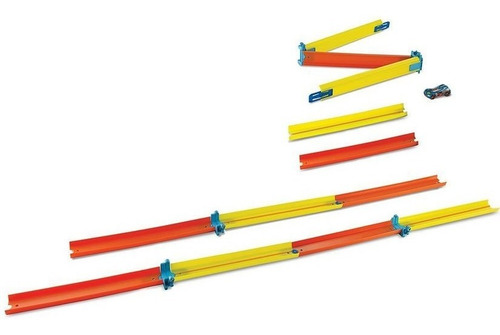 Imagem 3 de 8 de Hot Wheels Track Builder Conjunto De Pista - Glc91 Mattel