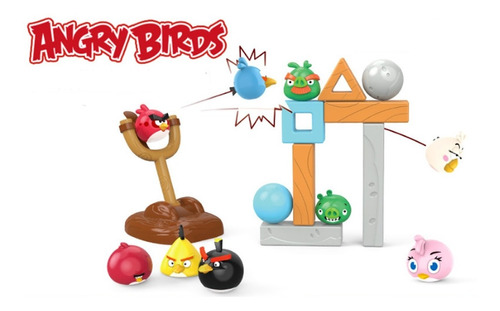 Juego Colección Para Niños Personajes Angry Birds Log-on 686