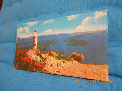 Postal Bariloche Cristo Cerro Otto - Decada Del 70