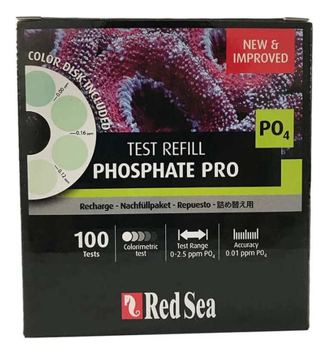 Teste Red Sea Phosphate Pro Test Refill Po4