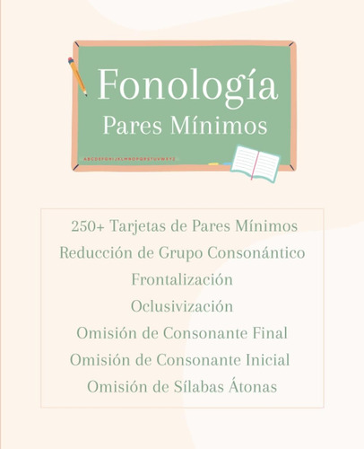 Libro: Fonología Y Conciencia Fonológica: Tarjetas De Pares 