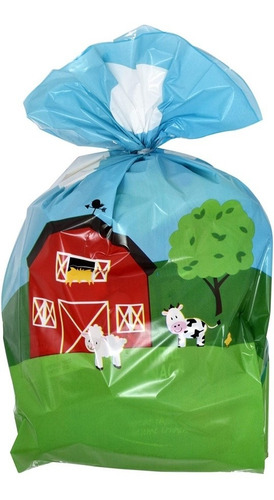 Pack De 10 Bolsitas Para Sorpresitas Animales De Granja