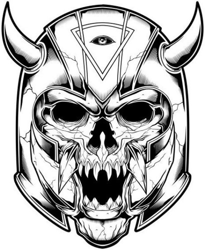 Vector Halloween Día De Muertos Cdr Calaveras Tatuajes V152