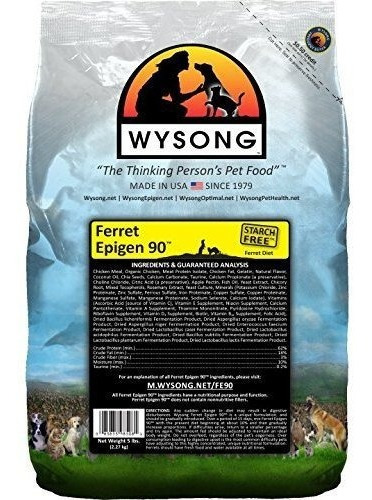 Wysong Ferret Epigen 90 Alimento Seco Del Huron