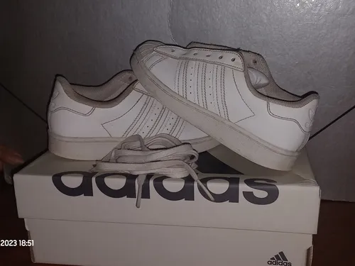Adidas Superstar Blancas Con Plateadas MercadoLibre