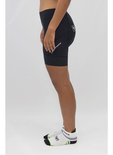 Imagem 3 de 8 de Bermuda Freeforce Feminina Queen Preta Ciclismo Linda