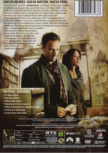 Elementary Primera Temporada 1 Uno Dvd
