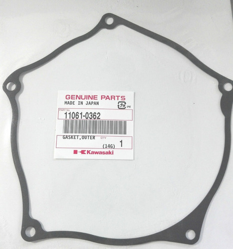 Junta Tapa Embrague Externa Kx250f Kawasaki Del 2009 Al 2016