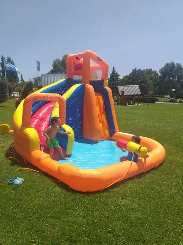 Imagen 5 de 6 de Torre Tobogán Piscina Inflable P/ Niños 2.70m C/ Inflador