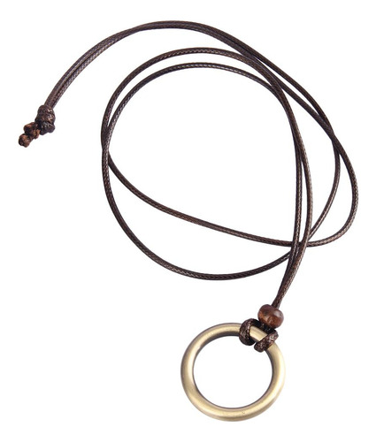 2 Cuerda De Cera Cadena De Metal Collar Colgante Cadena De