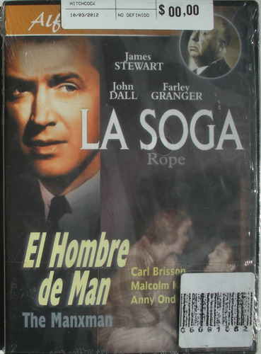 Dvdx2 - Hitchcock - La Soga - The Manxman - Nueva Cerrada