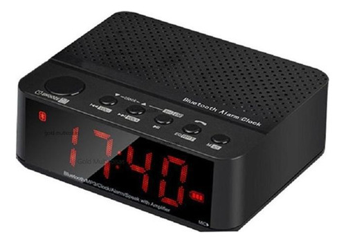 Rádio Relógio Bluetooth Digital Despertador Lelong Le-674 Fm