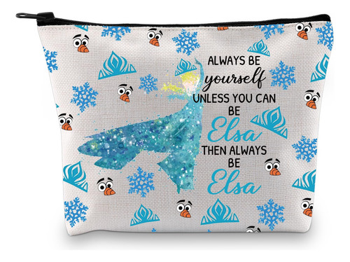 Bolsa De Maquillaje Princesa Elsa Para Fanáticos De Frozen