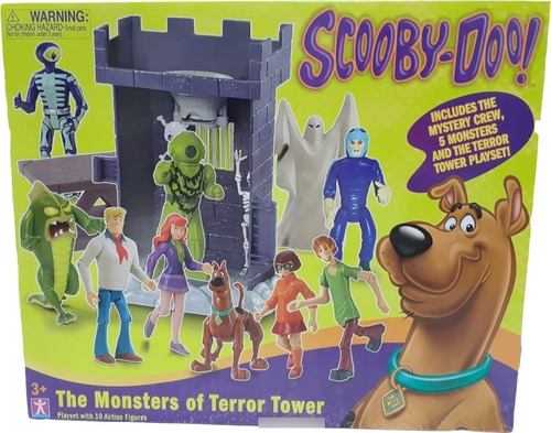 Scooby-doo! The Monsters Of Terror Tower 10 Figuras Intek
