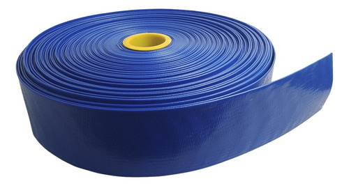 Kit 20 Metros Mangueira Flat Chata Azul 2 - 5 Bar Mineração