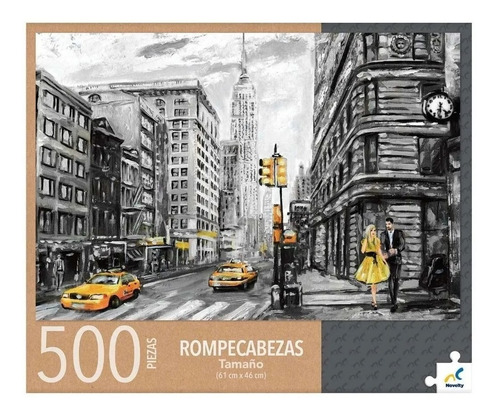 Rompecabezas Nueva York La Gran Manzana 500 Piezas 61x46 Cms