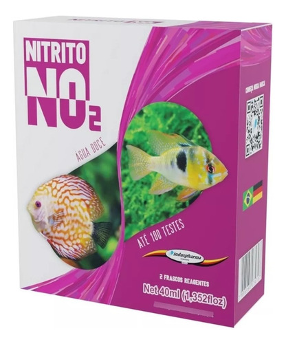 Teste Nitrito No2 P/ Aquários Água Doce 100 Testes